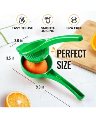 Premium Quality Metal Orange Squeezer, Citrus Juicer, Manual Press for Extracting the Most Juice Possible