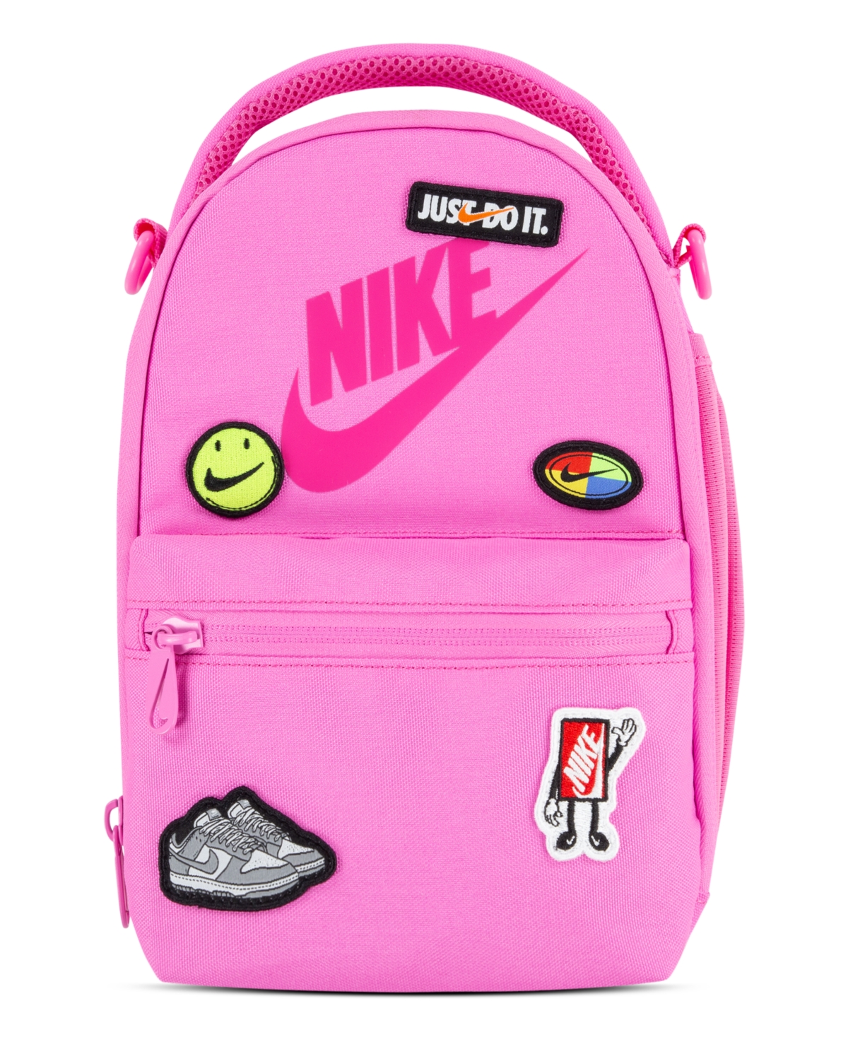 Nike Big Patch Lunch Tote In Playful Pink