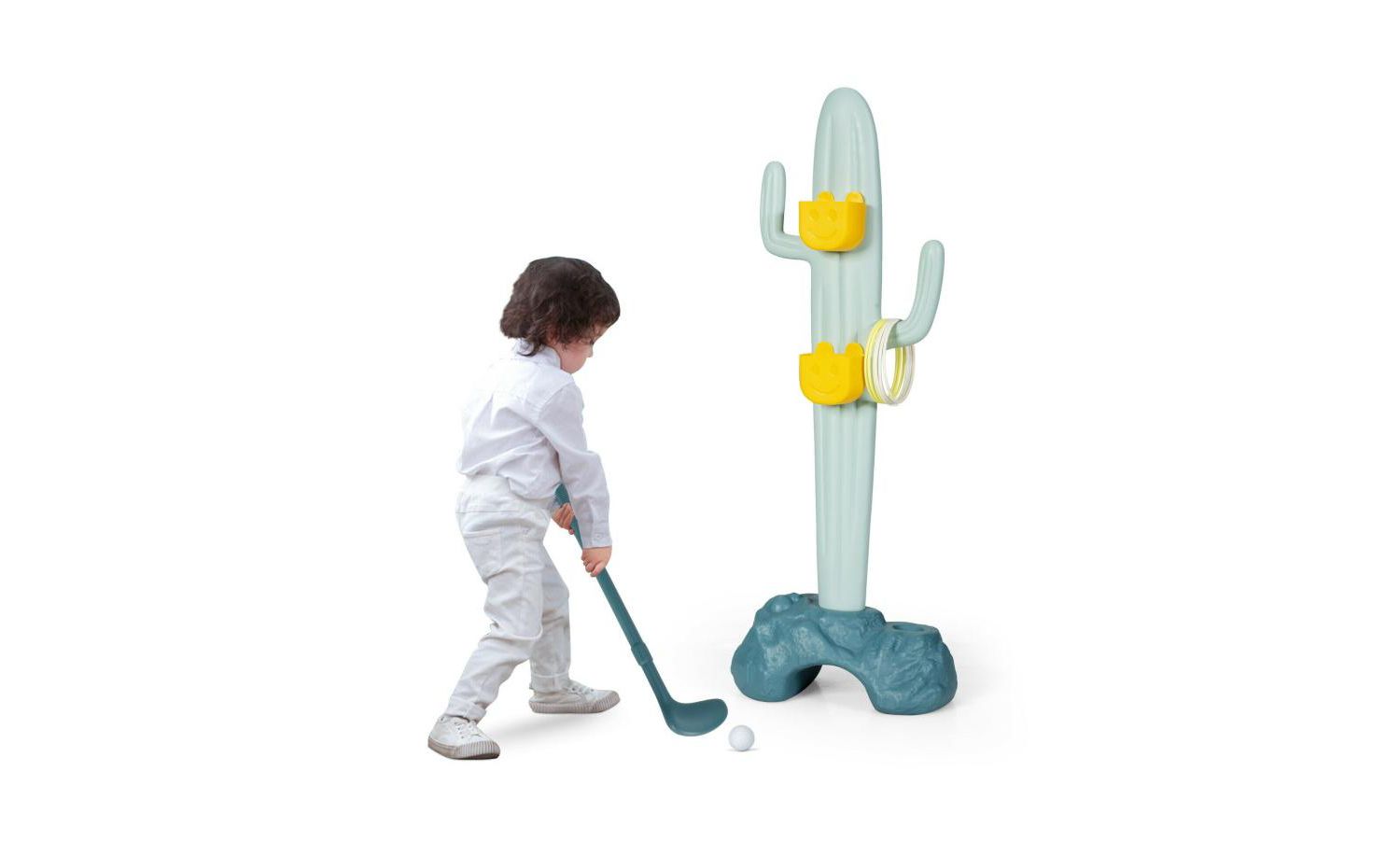 3 in 1 Toddler Sports Activity Center with Golf and Ring Toss