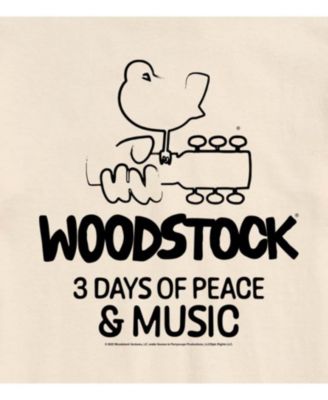 Hybrid Apparel Woodstock 3 Days Of Peace And Music Men's Short Sleeve Tee