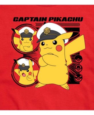 Hybrid Apparel Captain Pikachu Men's Short Sleeve Tee