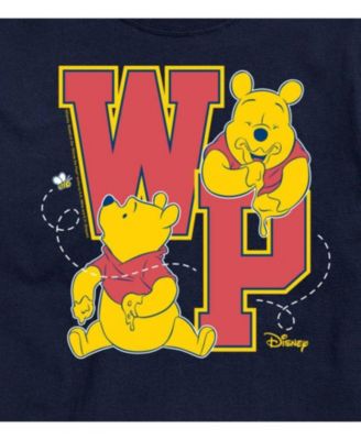 Hybrid Apparel Winnie the Pooh Collegiate Letters Men's Short Sleeve Tee