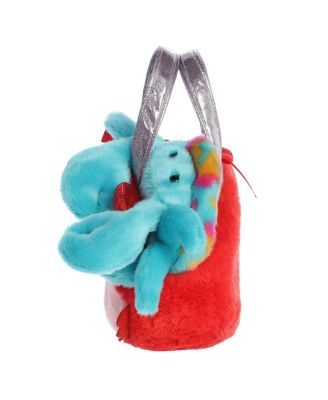 Small Crab Fancy Pals Fashionable Plush Toy Blue 6.5"
