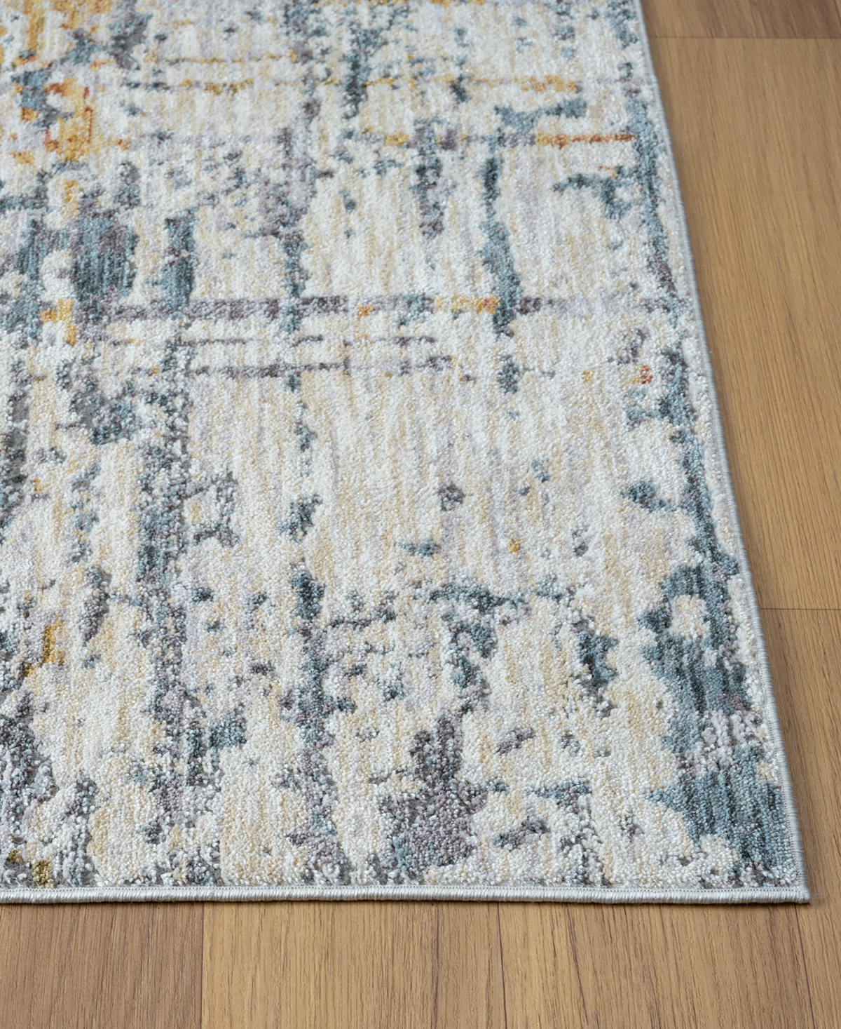 Lr Home Alexis All-466 7'9"x9'9" Area Rug In Blue-taupe