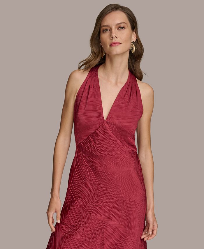 Donna Karan New York Donna Karan Women's V-Neck Sleeveless Gown - Macy's