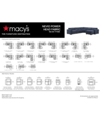 Nevio Fabric Power Headrest Power Recliner Chair