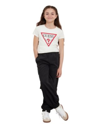 Big Girls Triangle Rhinestone Logo T-shirt