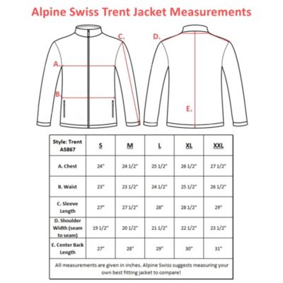 Trent Mens Full Zip Up Fleece Jacket Soft Casual Warm Zipper Coat