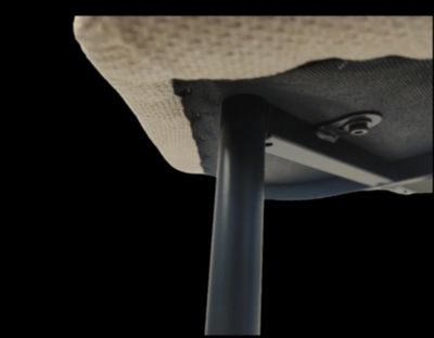  Modern Beige Fabric Dining Chairs Set of 4