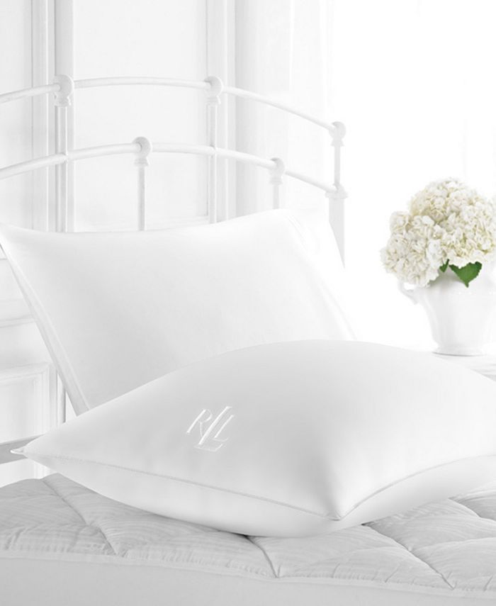 Lauren Ralph Lauren CLOSEOUT! White Down Medium Density Standard Pillow