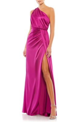 Women's Ieena Draped One Shoulder Satin Gown