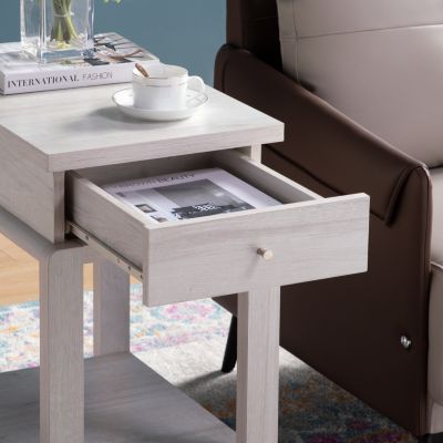 Streamdale Chairside Table White Oak