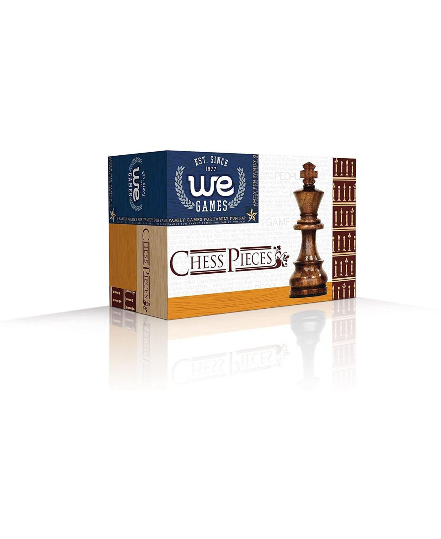 Детские игрушки Bobby Fischer French Staunton Wood Chess Pieces, 32 Chessmen, Ages 14+, цвет: Коричневый — фото 5
