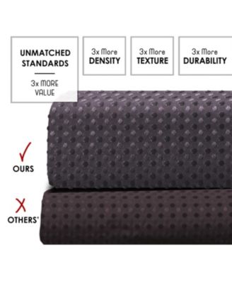 Heavy Duty Fabric Water-resistant Waffle Design Shower Curtains - 72"x72"