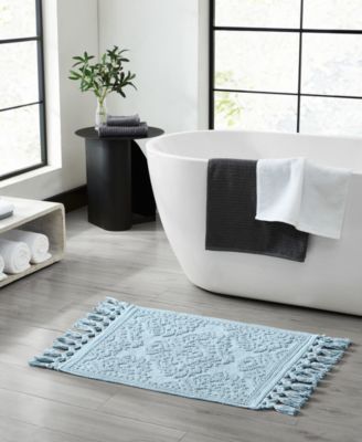 Ricardo Fringe Cotton Bath Rug 21"x 41"