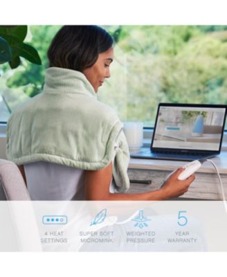 WeightedWarmth Weighted Neck and Shoulder Heating Pad