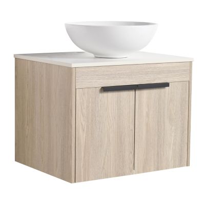 Streamdale 24" Modern Design Float Bathroom Vanity With Ceramic Basin Set
