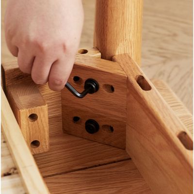 Streamdale Solid Wood Computer Desk - 80x50 cm