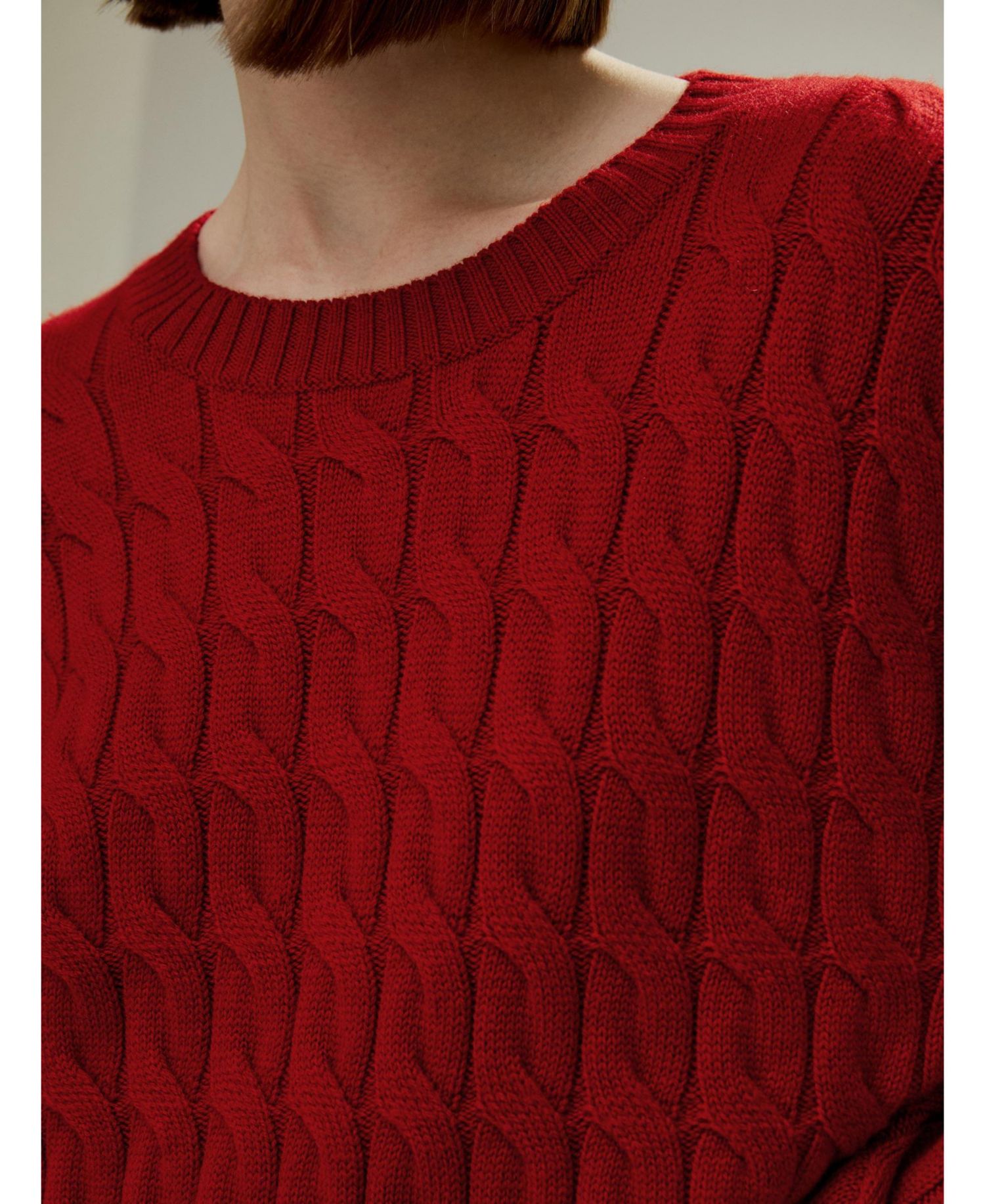 Women's Ultrafine Merino Wool Crewneck Sweater