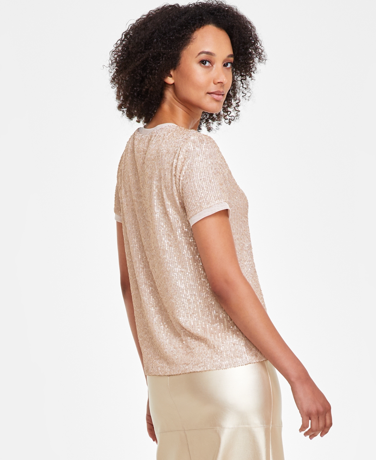 Anne Klein Women's Sequined T-Shirt
