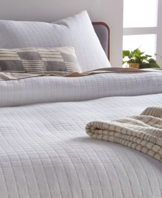 Check Matelassé 2-Pc. Duvet Cover Set, Twin, Created for Macy's