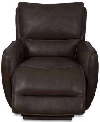 Derban 40" Leather Zero Gravity Recliner, Created for Macy's