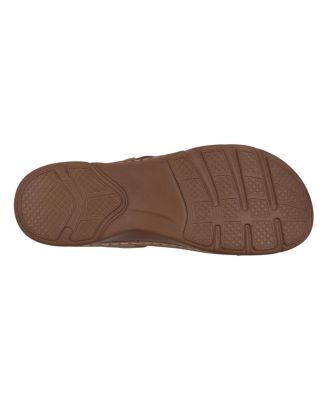 Women's Grange Perforated Strappy Elastic Comfort Flat Sandals