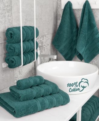 Edison 100% Cotton Luxury 6-Piece Towel Set