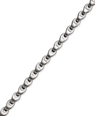 Macy's - Men's Link Bracelet in Stainless Steel