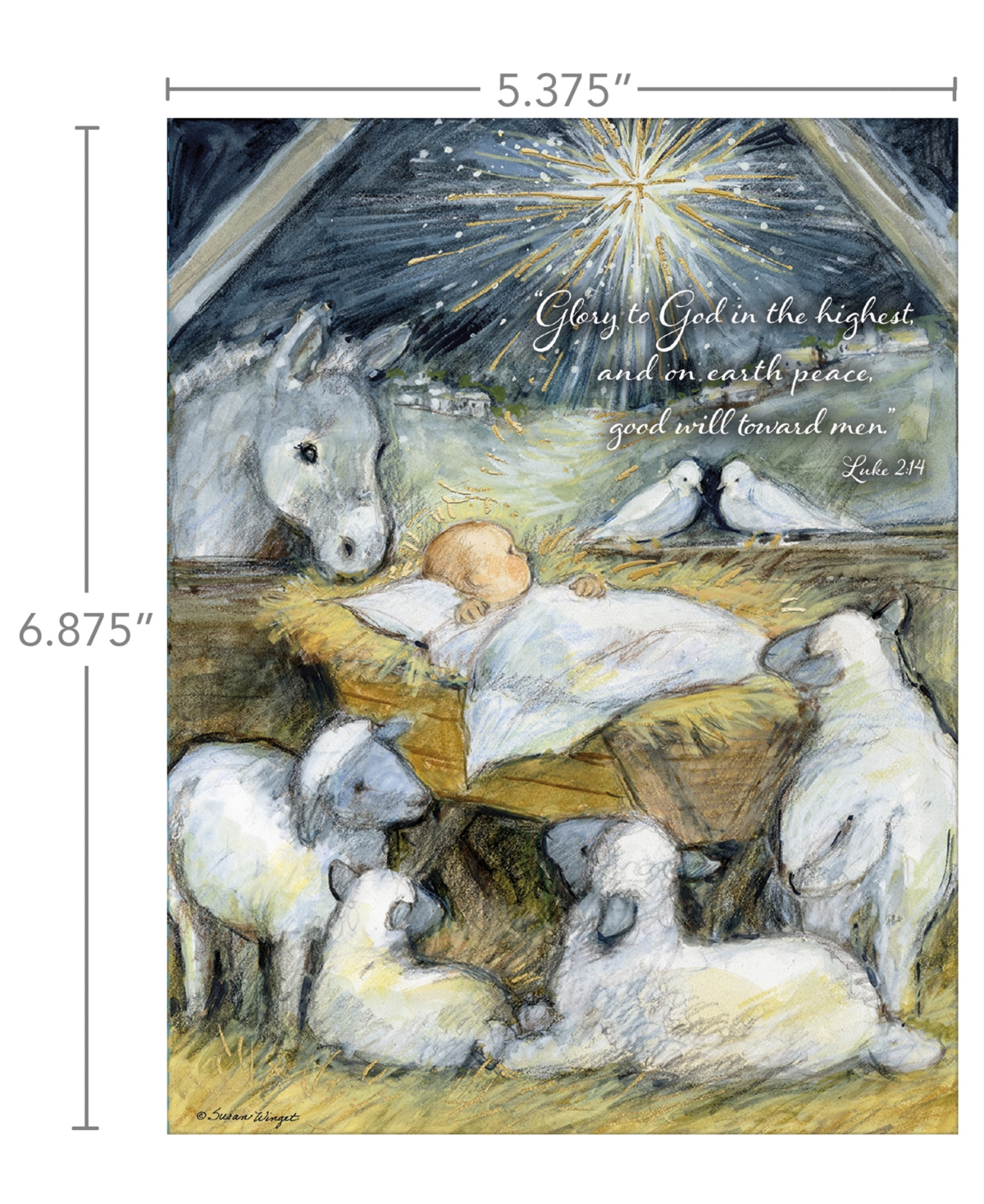 Lang Holy Night Boxed Cards