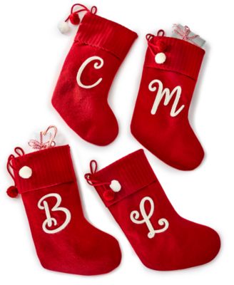 Holiday Lane - Stockings A Initial Stocking