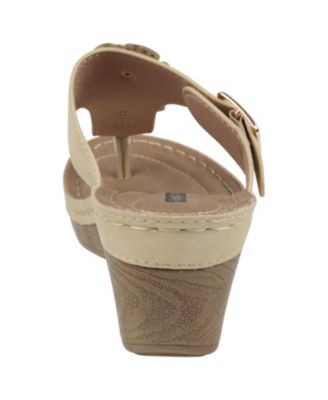 Women's Narbonne Flower Wedge Sandals