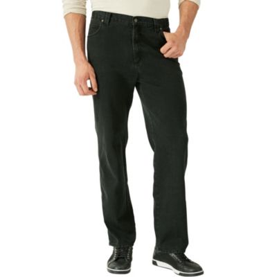 Men's by KingSize Loose-Fit Side Elastic 5-Pocket Jeans