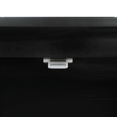 Streamdale Vintage Black Wood 2-Door Cabinets