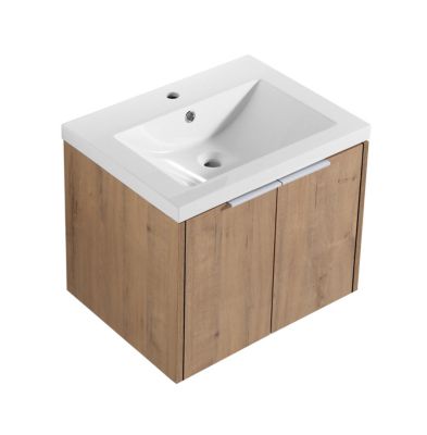 24" Bathroom Cabinet with Sink, Soft Close Doors
