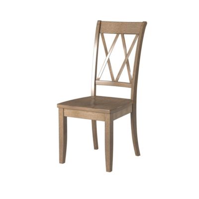 2 Casual Side Chairs with Double-X Back