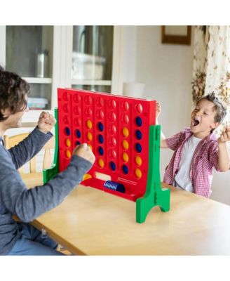Wall Mounted or Tabletop Giant 4 in a Row Jumbo 4-to-Score Connect Game Set