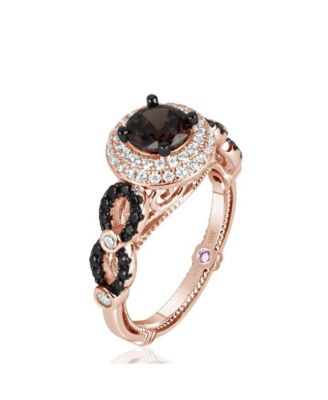 Suzy Levian Sterling Silver Cubic Zirconia Ring