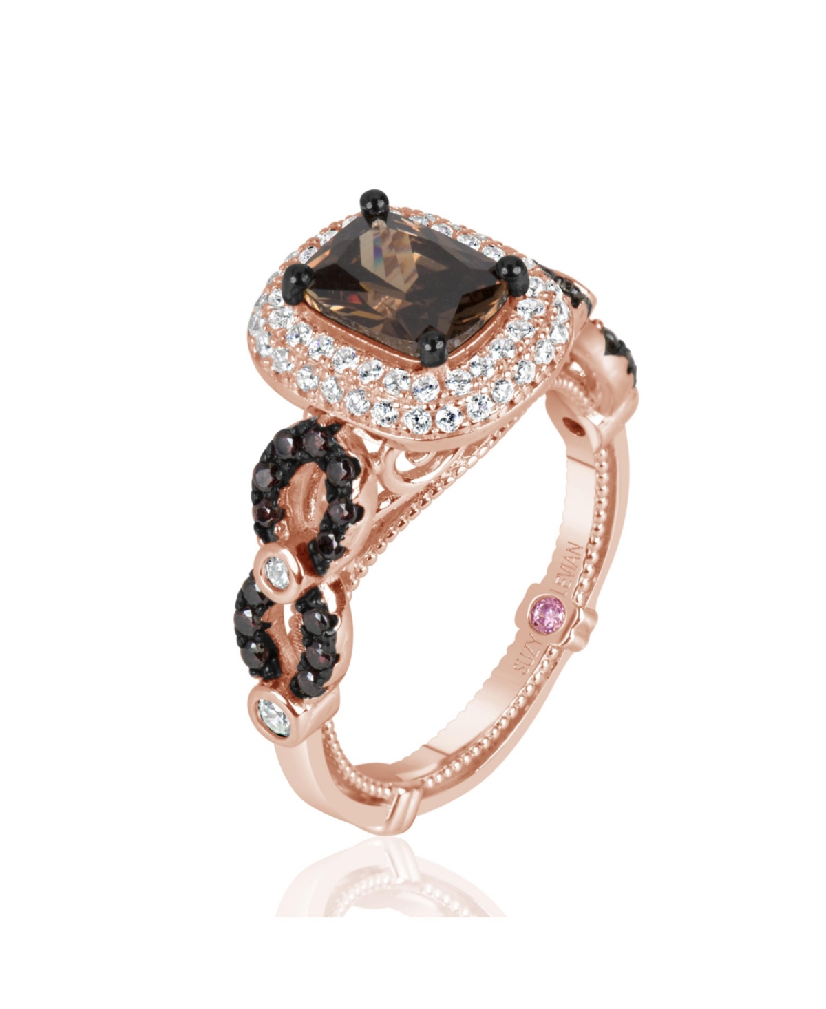 Suzy Levian New York Suzy Levian Sterling Silver Cubic Zirconia Ring