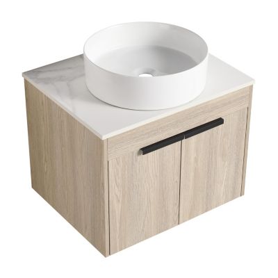 Streamdale 24" Modern Design Float Bathroom Vanity With Ceramic Basin Set