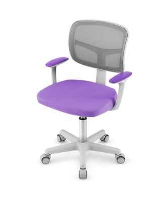 Auto Lock Kids Mesh Chair with Armrests Height Adjustable