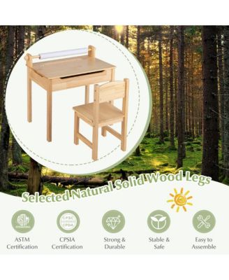 Toddler Multi Activity Table with Chair Kids Art & Crafts Table