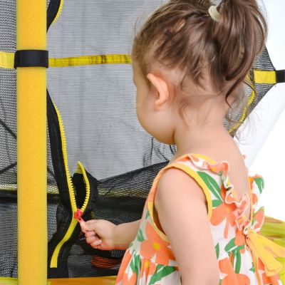 Streamdale 55" Yellow Trampoline with Safety Net