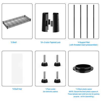 Heavy Duty Adjustable Wire Shelving - 1050 LBS Capacity