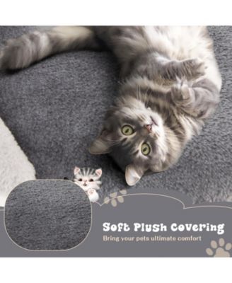 40 Inch Cat Tree Tower Multi-Level Activity Tree with 2-Tier Cat-Hole Condo