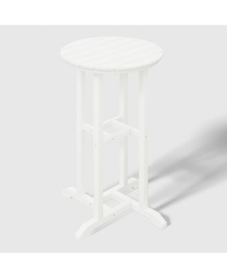 Outdoor Patio Counter Height Bar Stools Bistro Bar Table 4-Piece Set