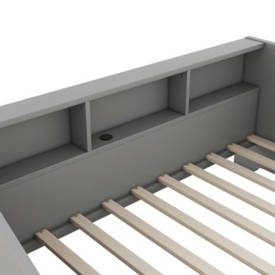 Streamdale Twin-to-King Daybed Frame with Storage and Charging