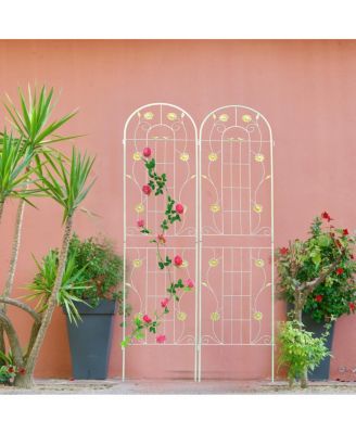 Rustproof Metal Garden Trellis for Climbing Plants