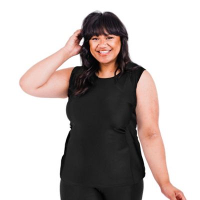 Plus Size Loose Fit Tankini UPF 50+ Maya Swim Top