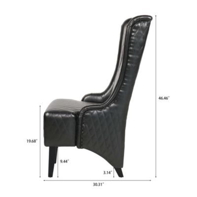 23" Wide Wing Back Chair, Side Chair For Living Room
